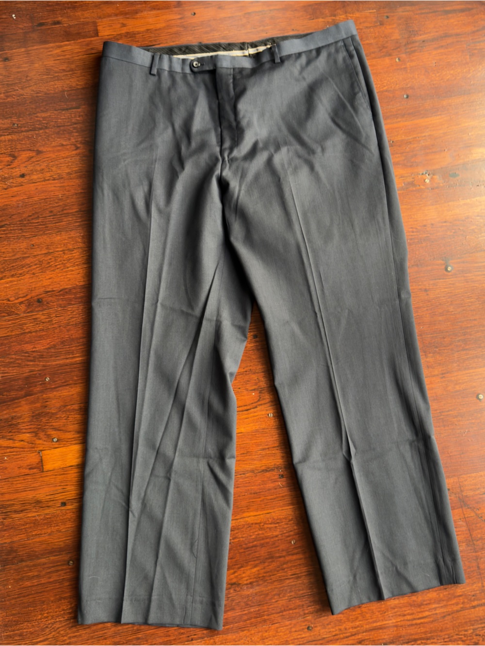 Men's Black Dress Pants 100% wool